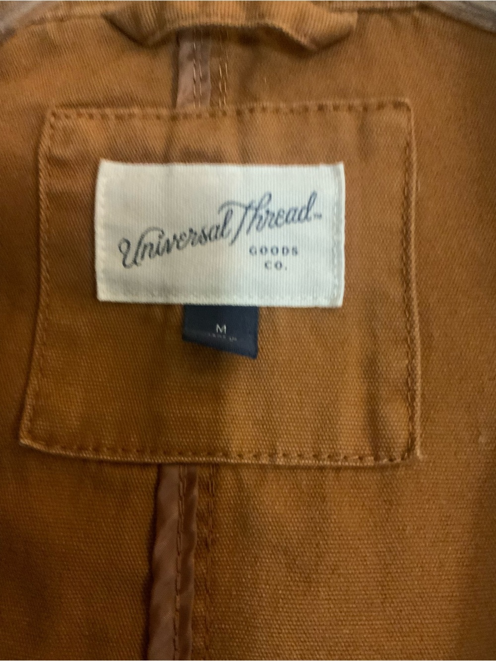 Universal Thread Rust Orange Hooded Utility Jacket - Picture 4 of 5